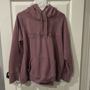 purple calvin klein hoodie